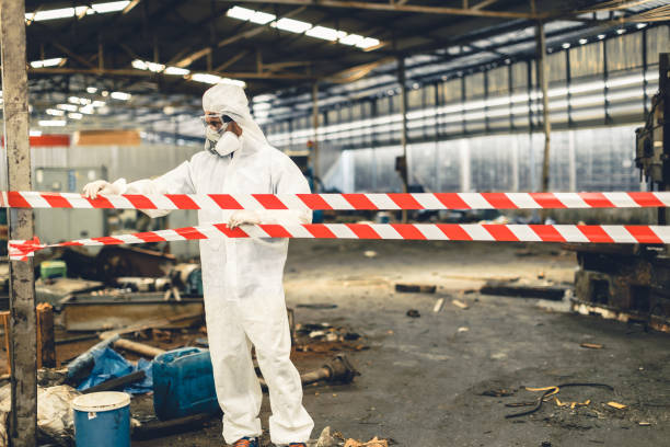 Professional Crime Scene Cleanup technician working in Nipomo, CA